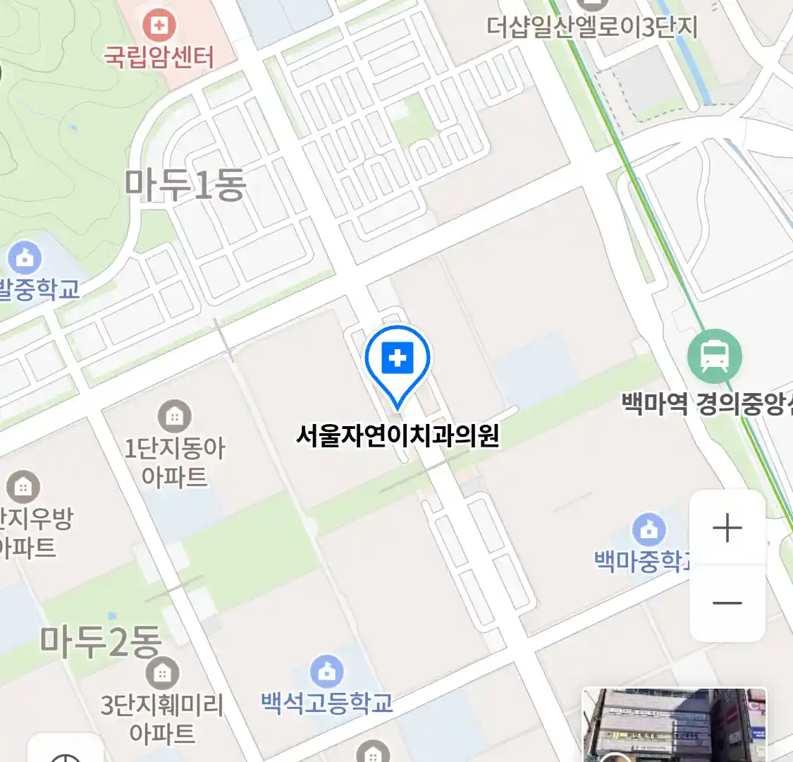 서울자연이치과의원 지도