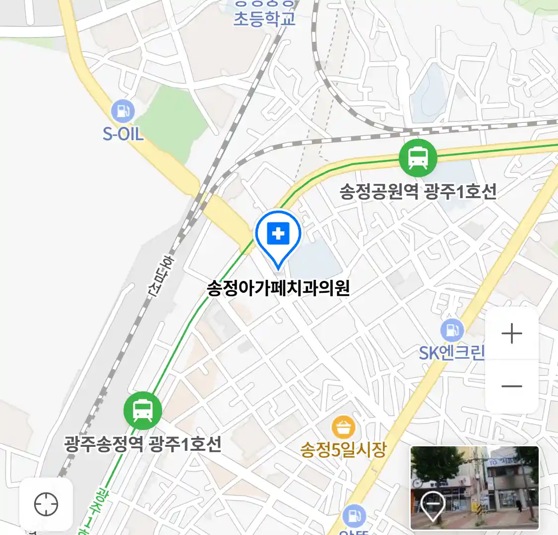 송정아가페치과의원 위치