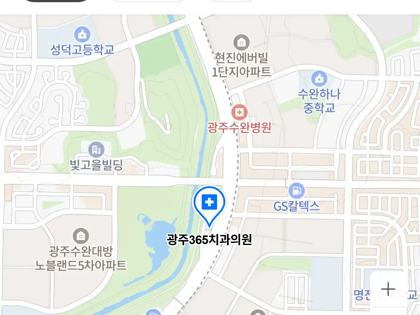 광주365치과의원 위치