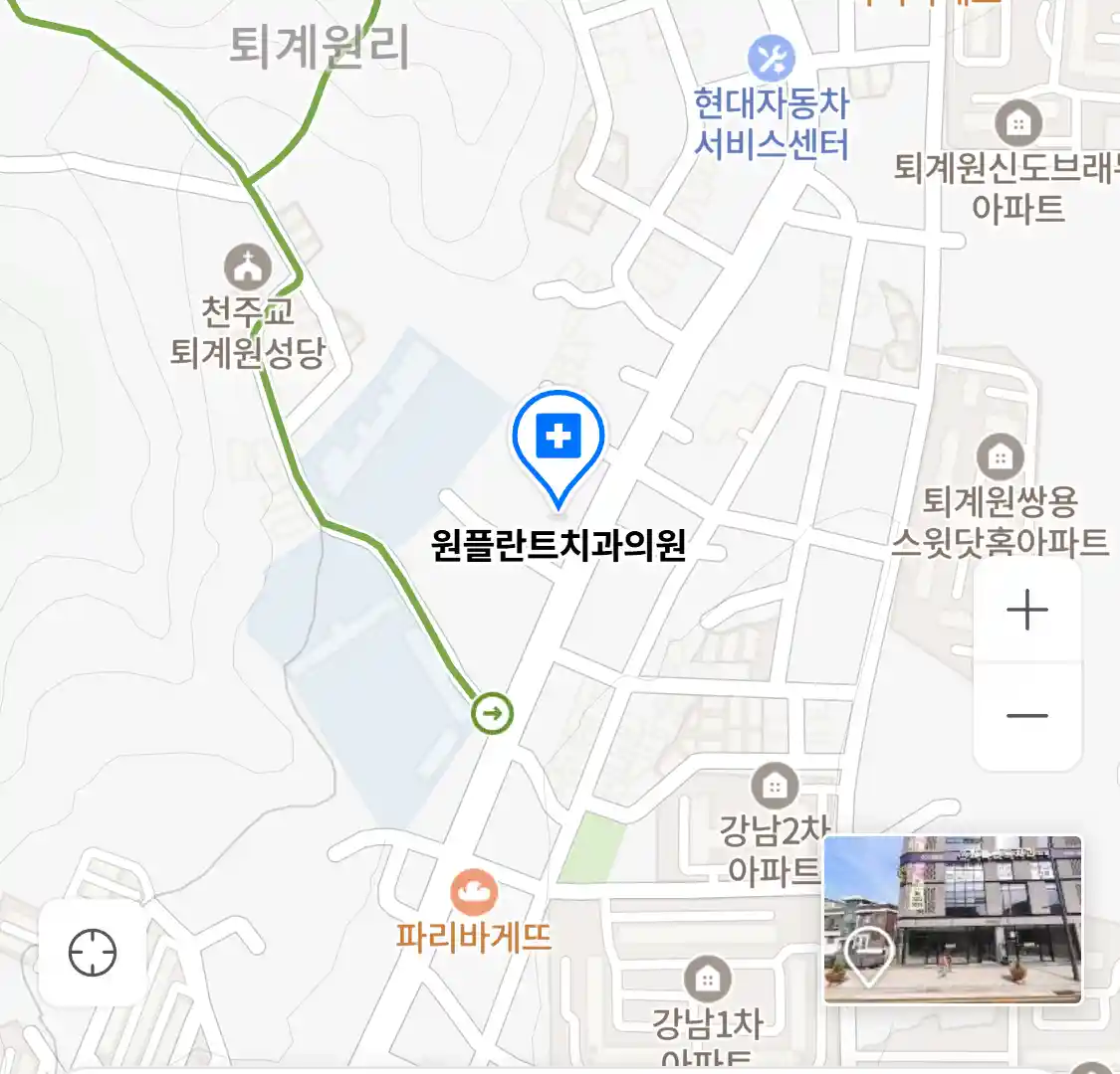 원플란트치과의원 위치