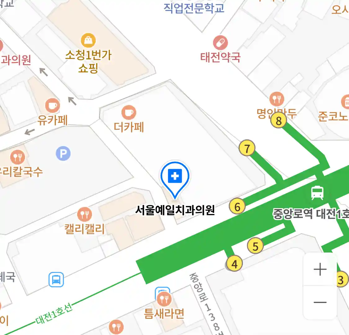 서울예일치과의원 위치