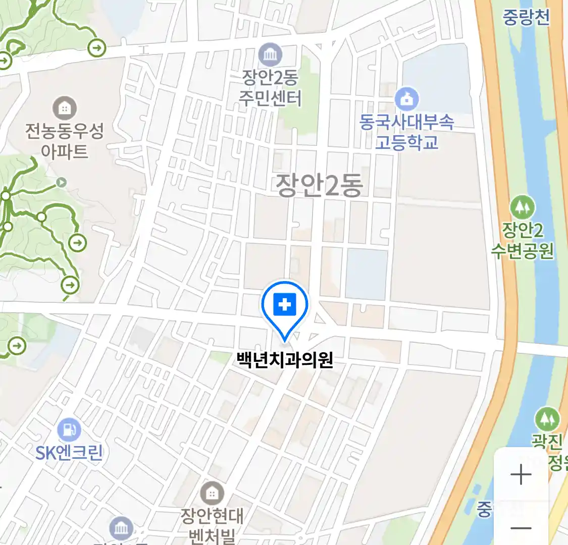 백년치과의원 위치