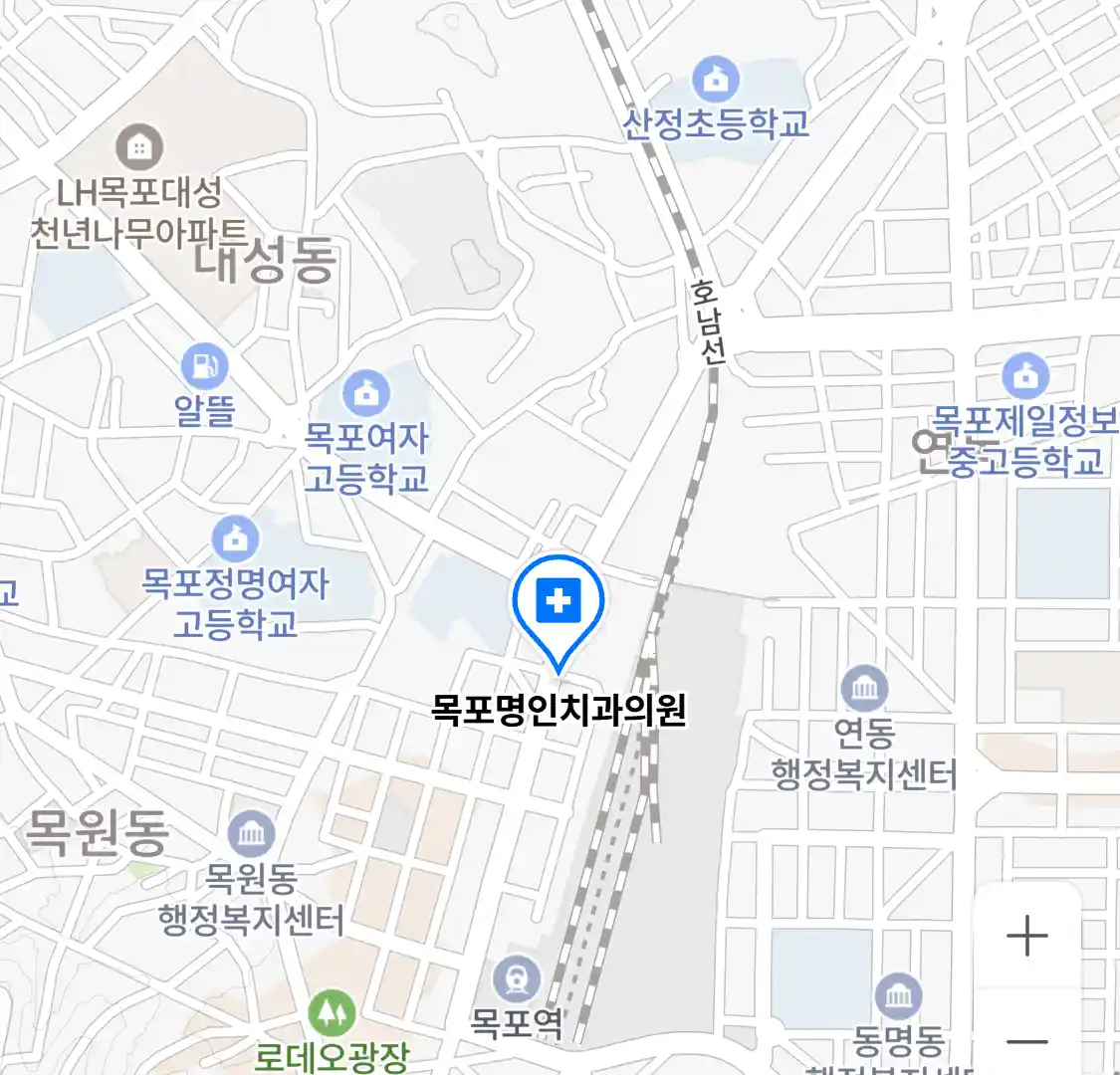 목포명인치과의원 위치