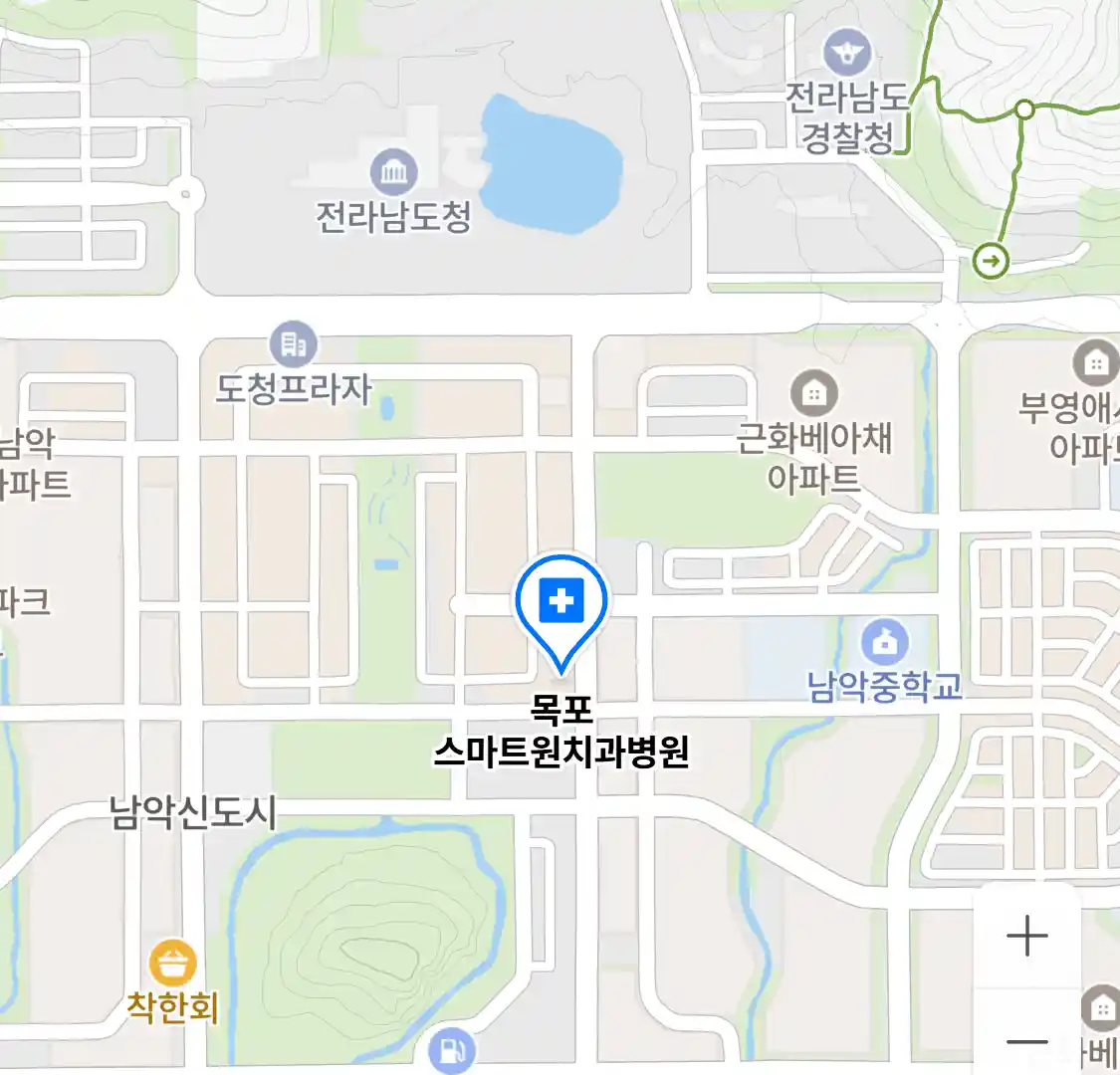 목포 스마트원치과병원 위치