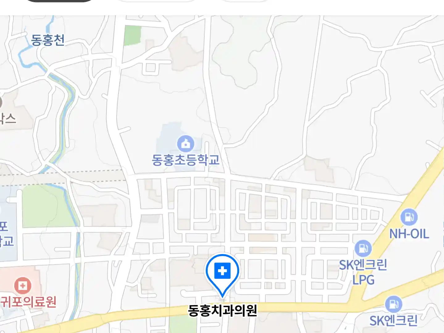 동홍치과의원 위치