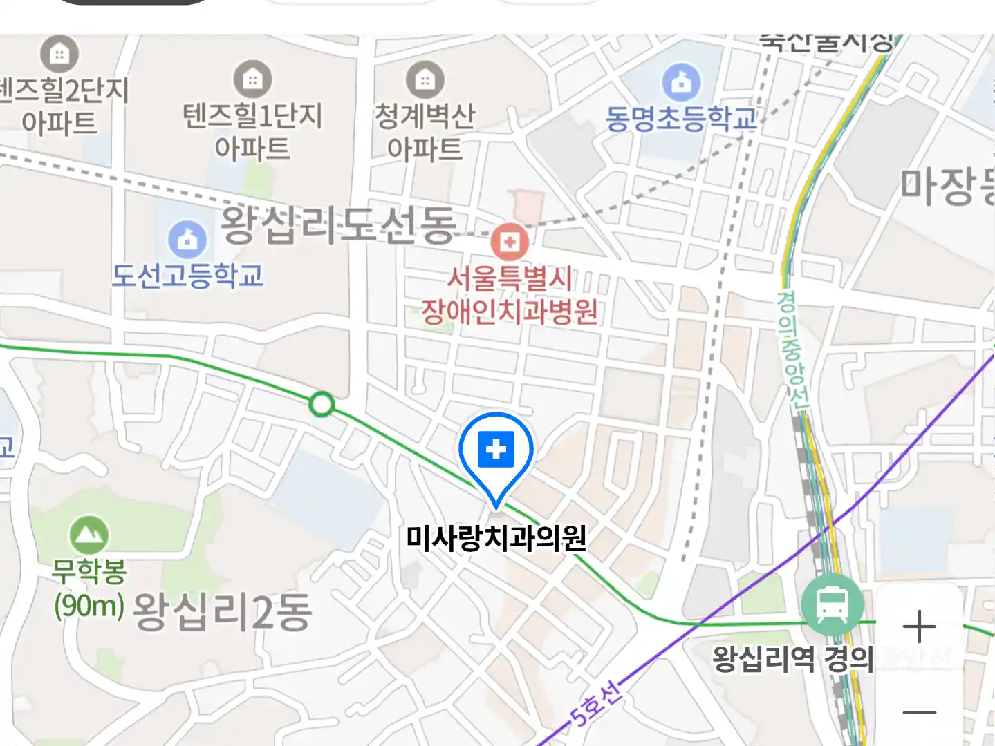 미사랑치과의원 위치