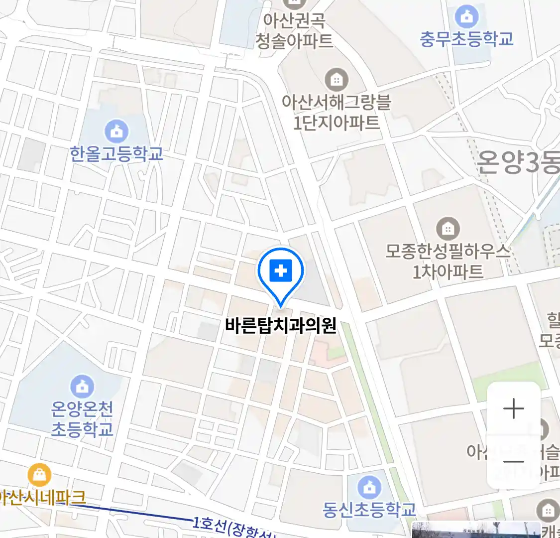 바른탑치과의원 위치