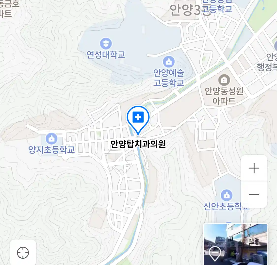 안양탑치과의원 지도