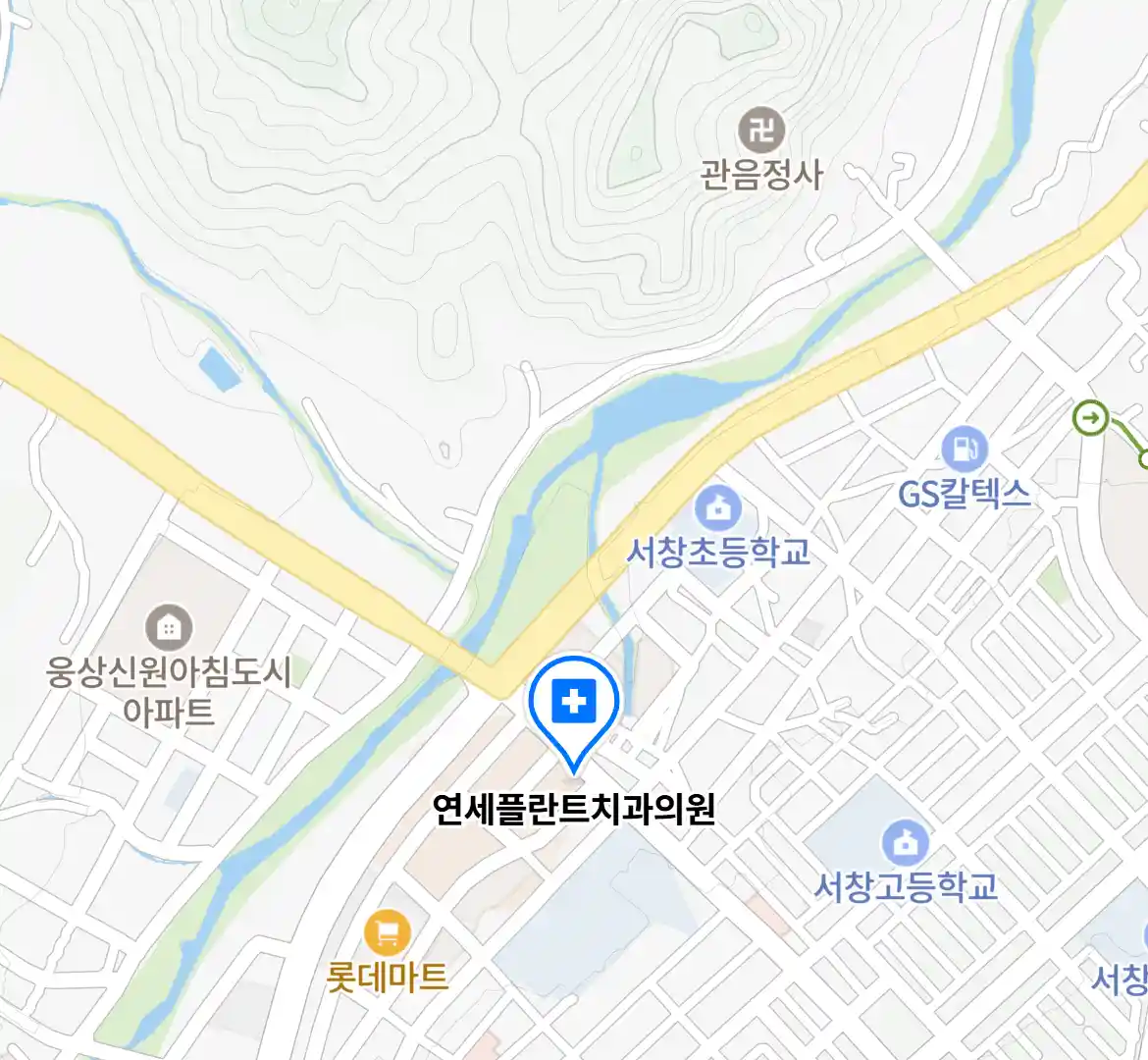 연세플란트치과의원 위치