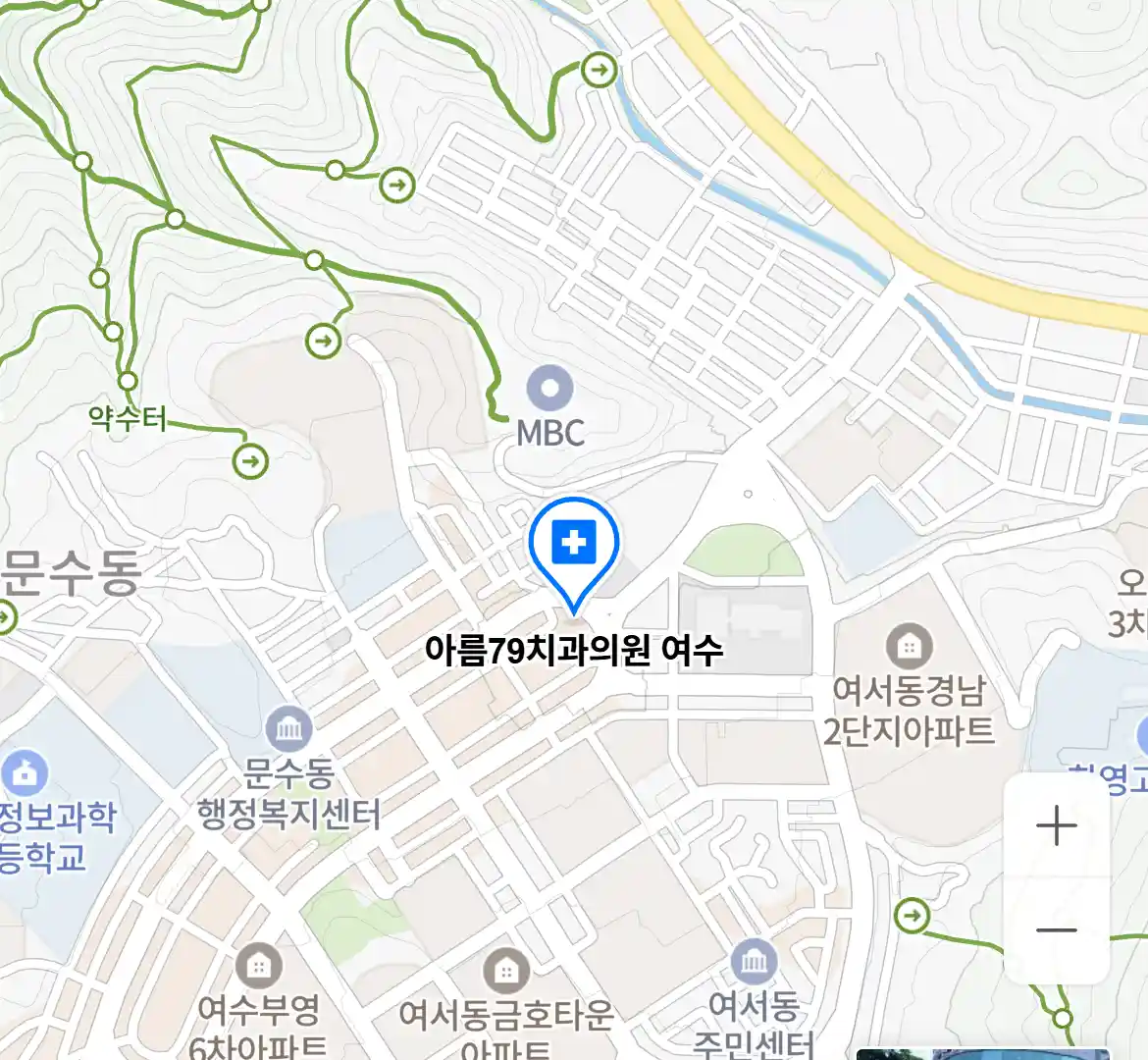 아름79치과의원 여수 위치