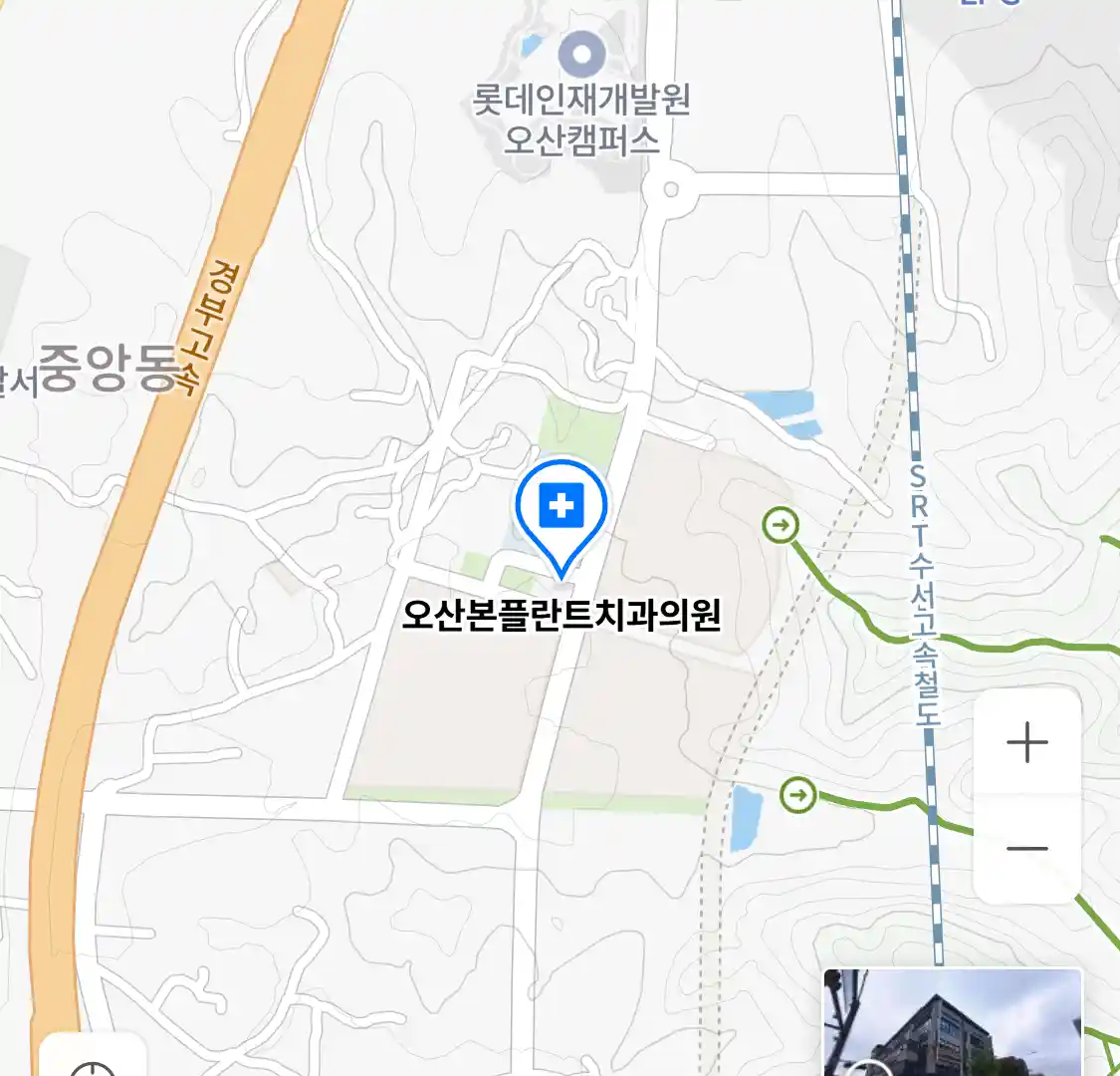 오산본플란트치과의원 위치