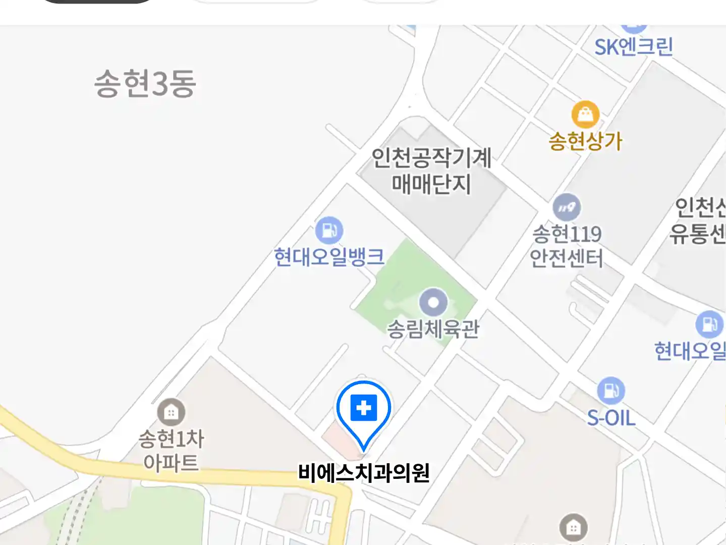 비에스치과의원 위치