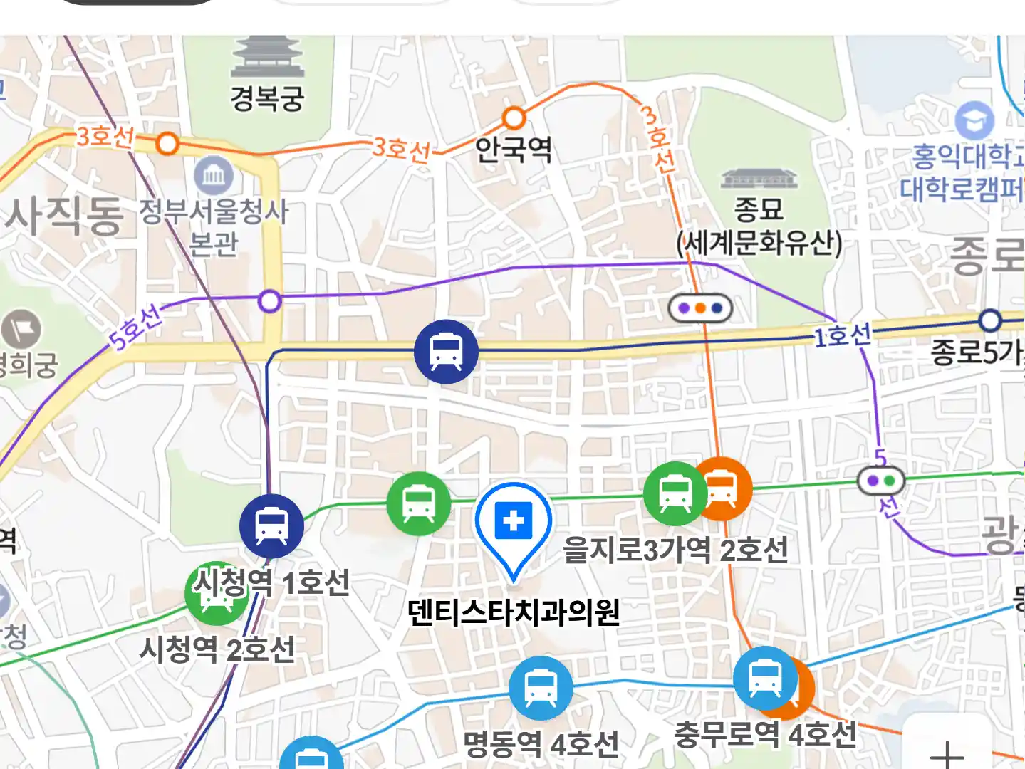 덴티스타치과의원 위치