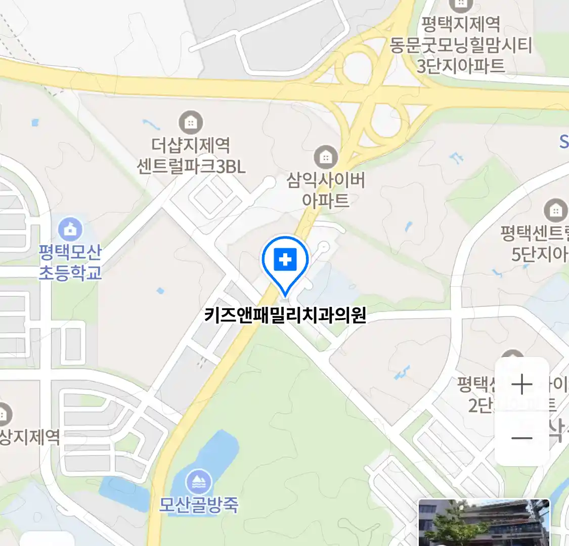 키즈앤패밀리치과의원 위치