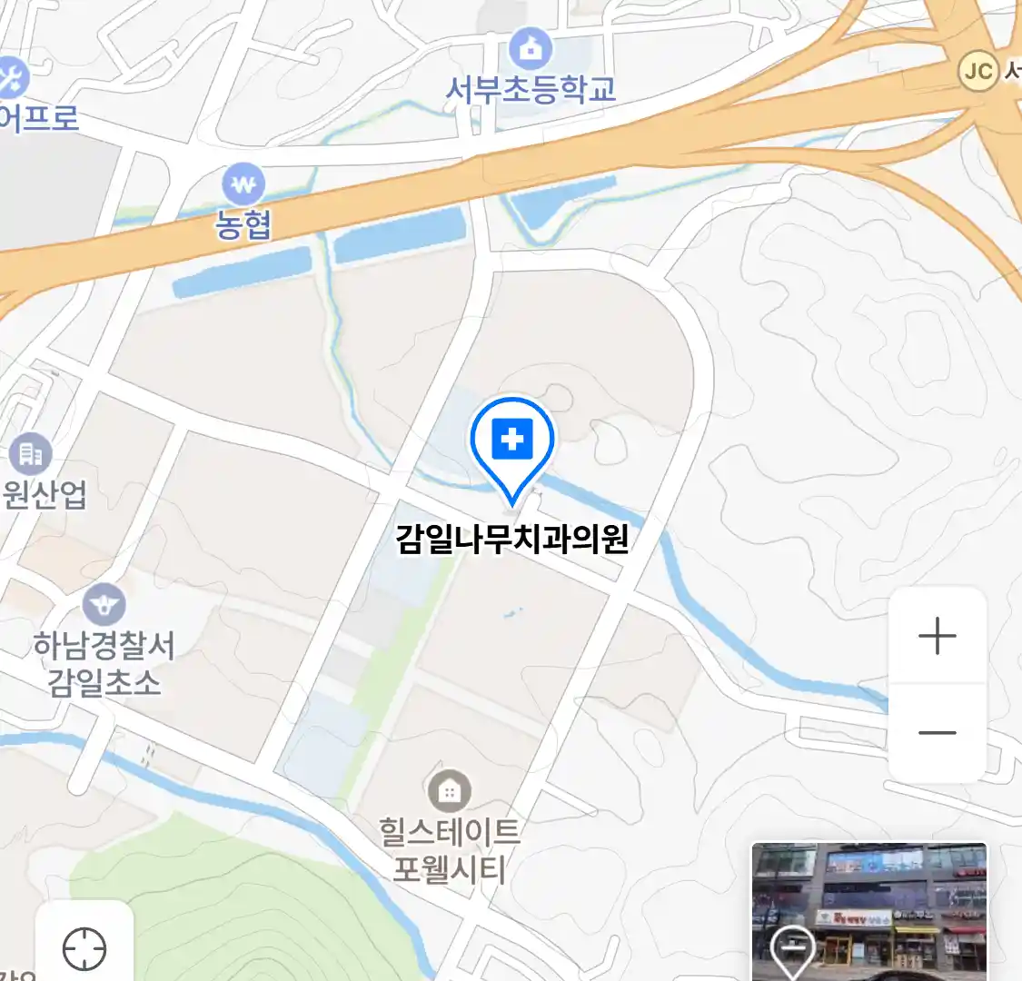 감일나무치과의원 위치