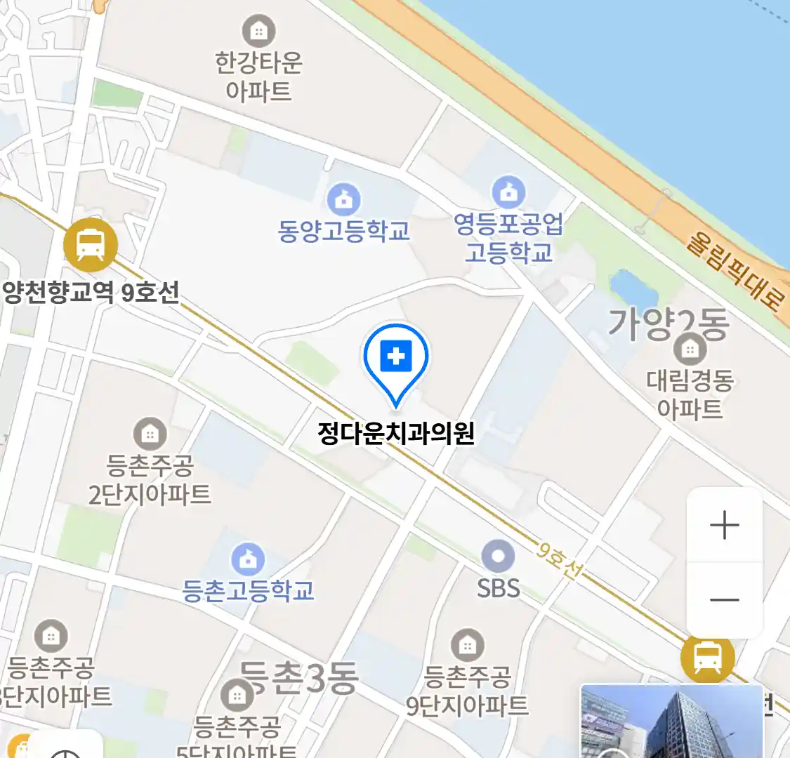 정다운치과의원 위치