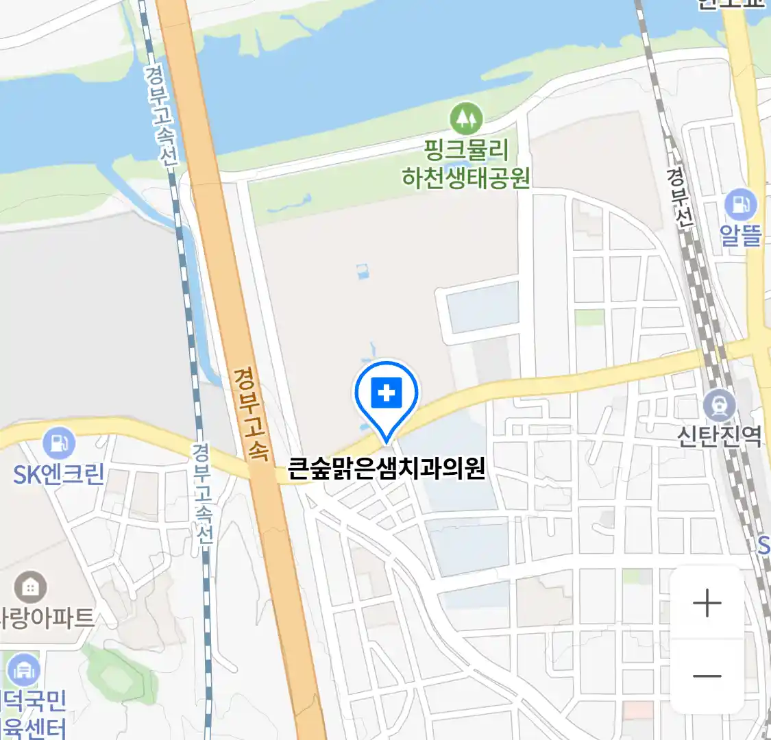 큰숲맑은샘치과의원 위치