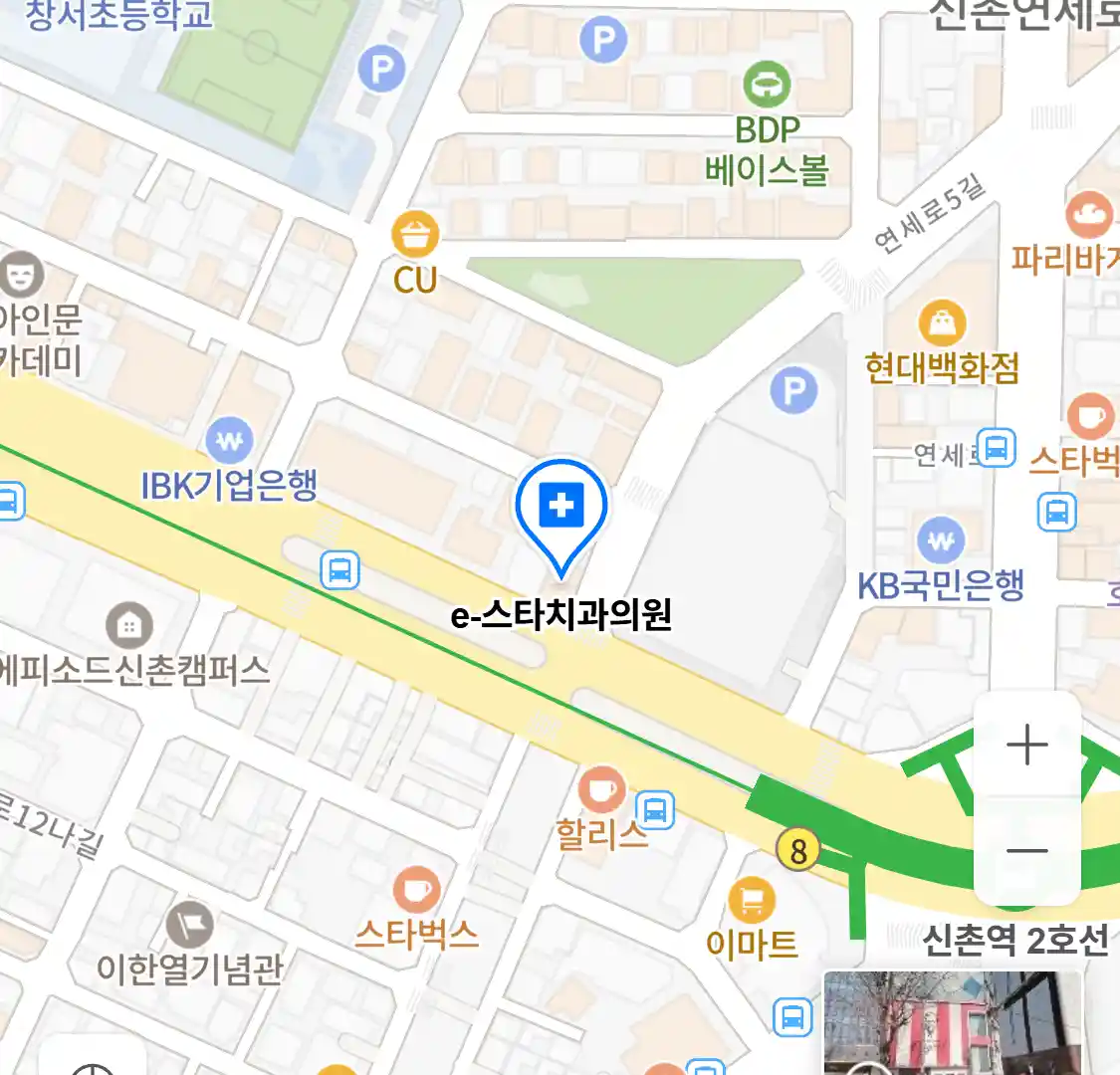 e-스타치과의원 위치