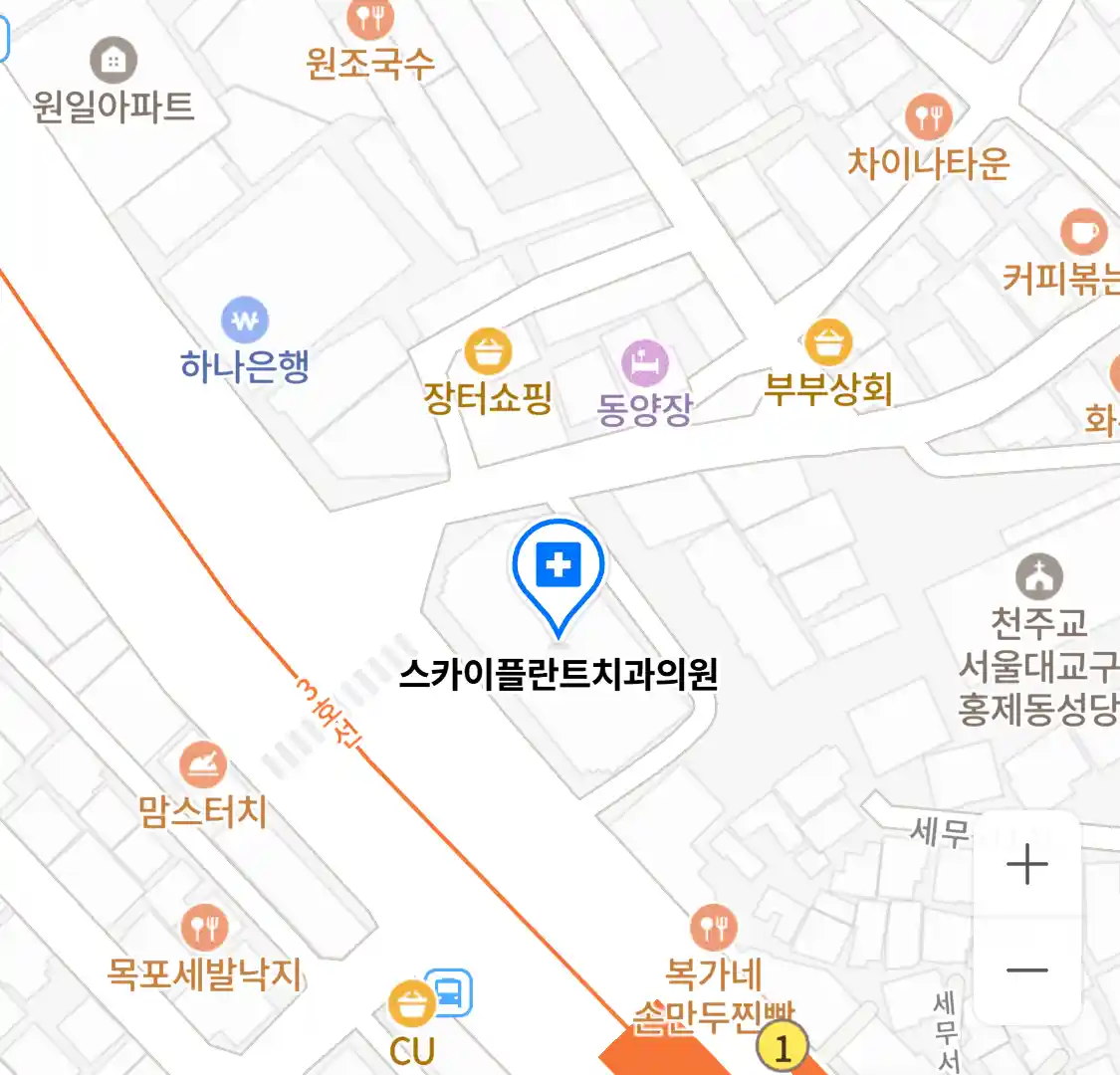 스카이플란트치과의원 위치