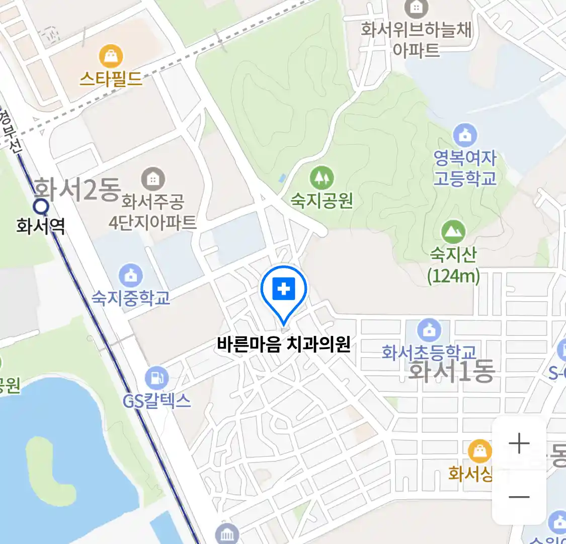 바른마음 치과의원 위치
