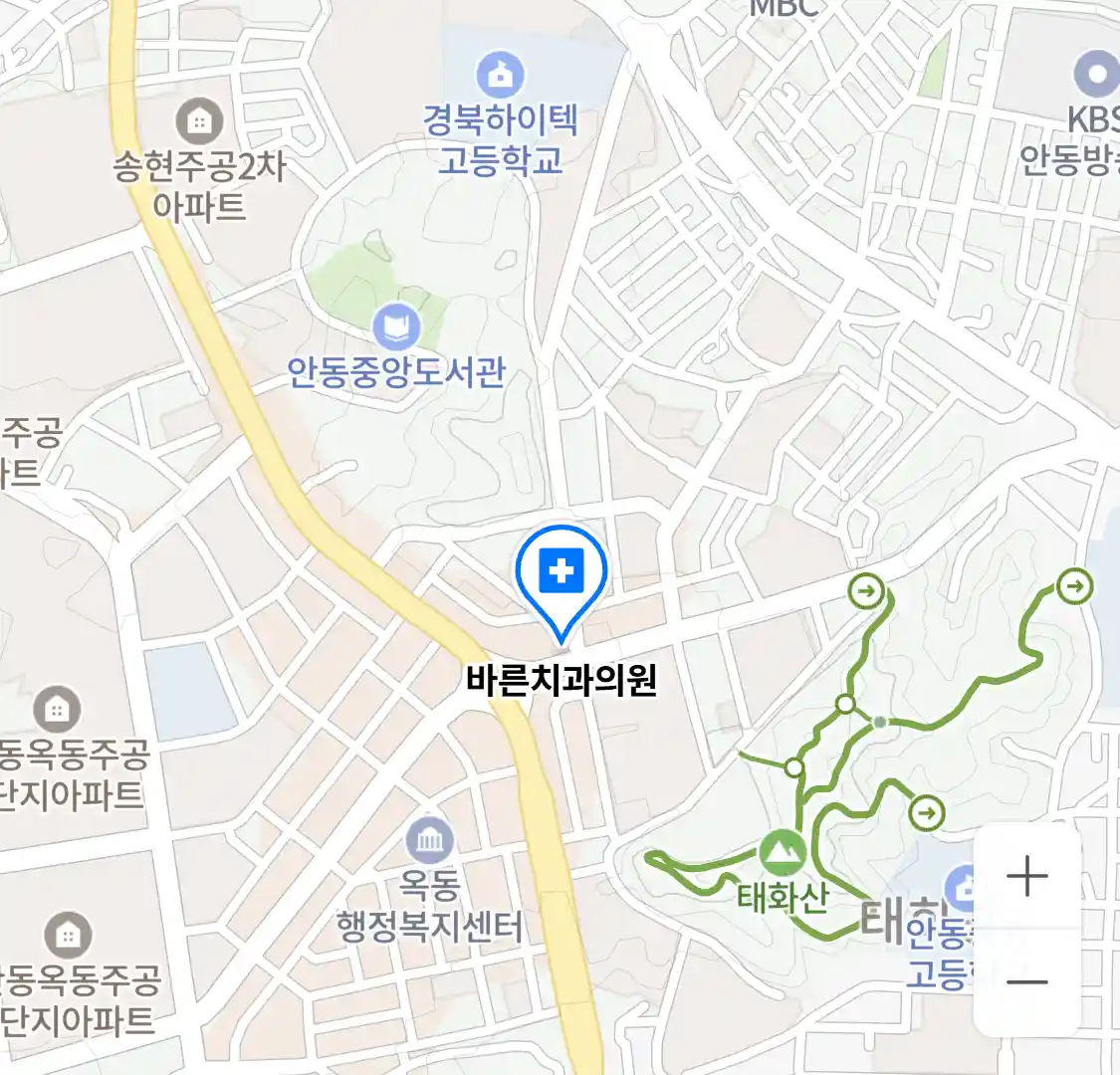 바른치과의원 위치