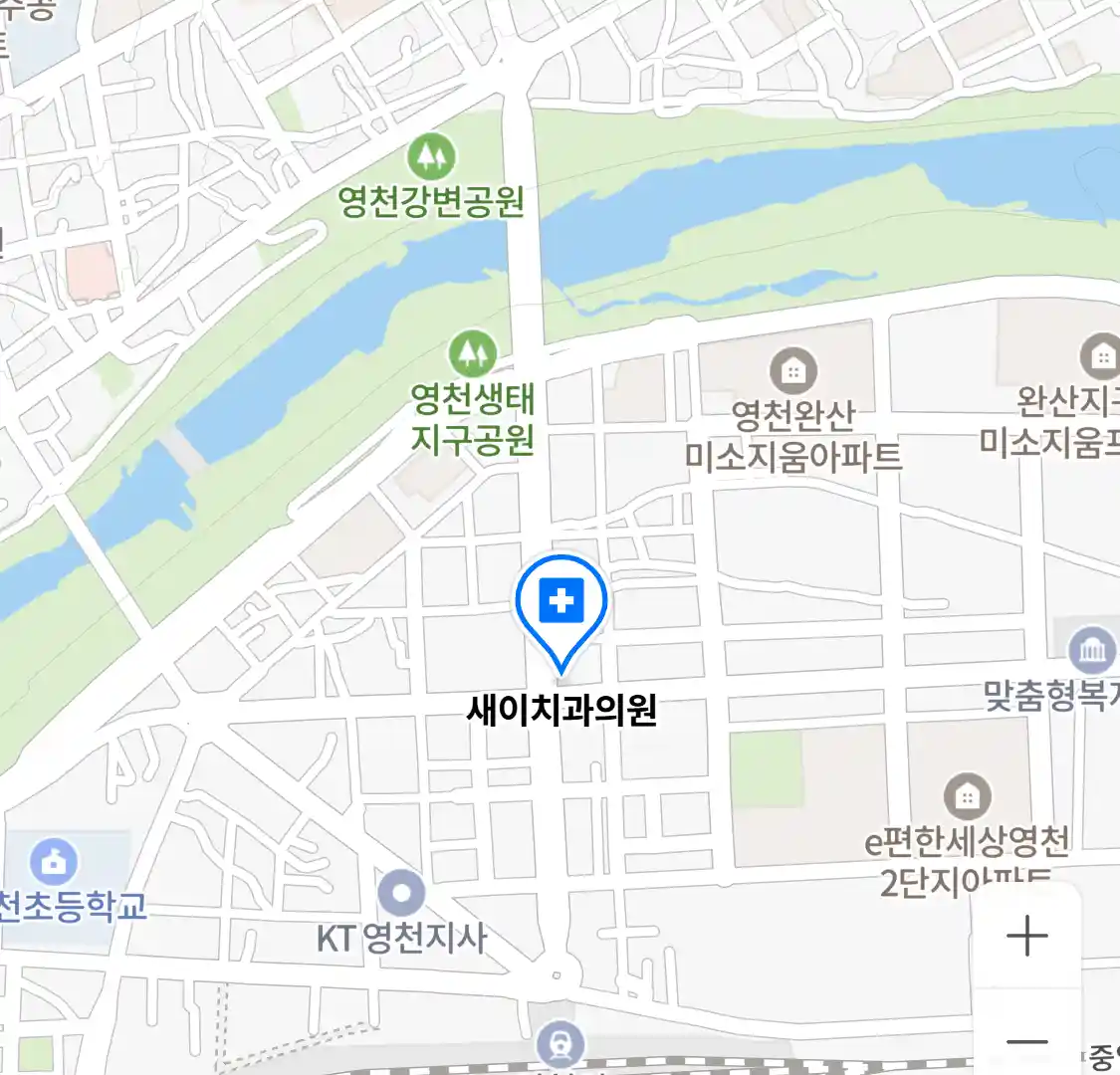 새이치과의원 지도