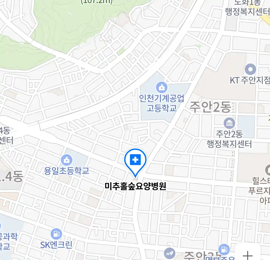 미추홀숲요양병원 위치