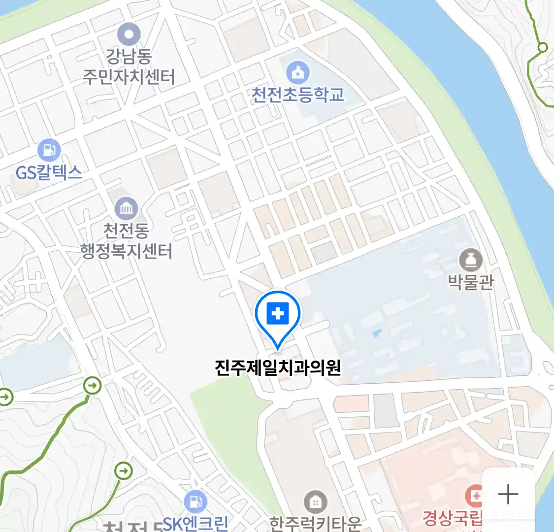 진주제일치과의원 지도