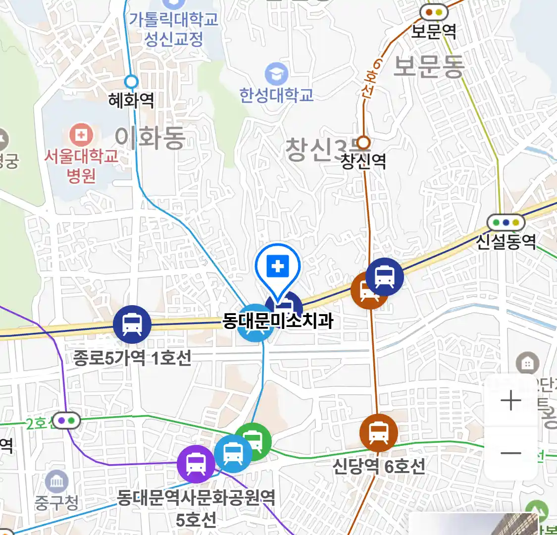 동대문미소치과 위치