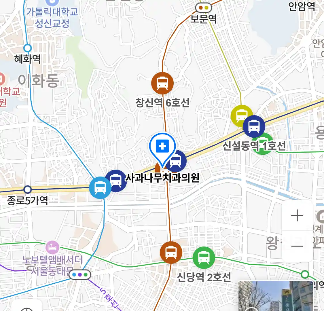 사과나무치과의원 위치
