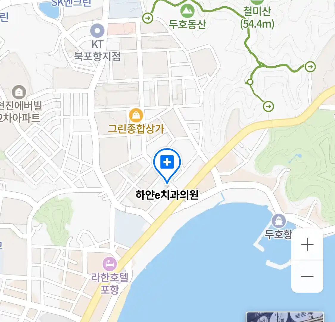 하얀e치과의원 위치