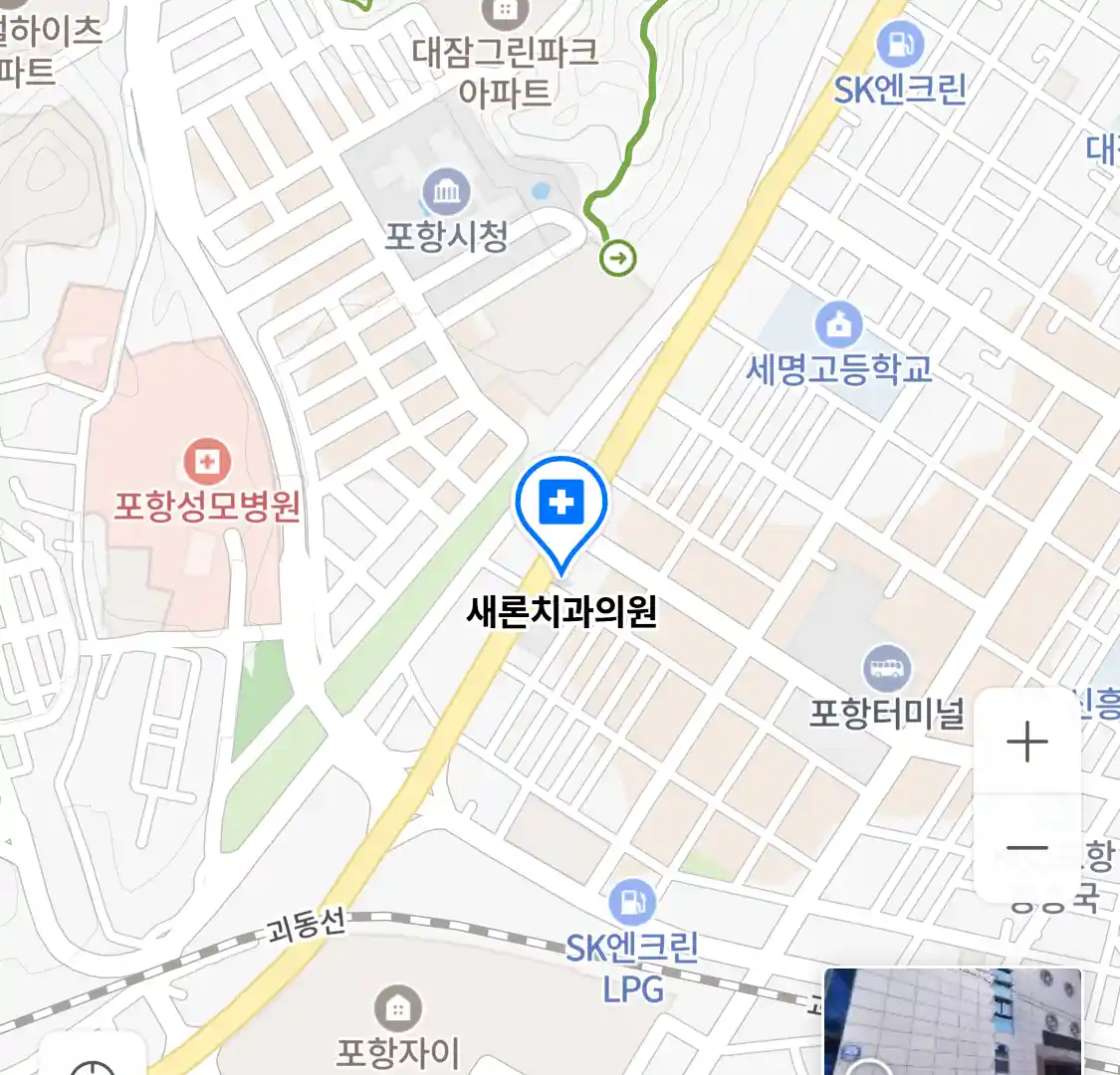 새론치과의원 위치