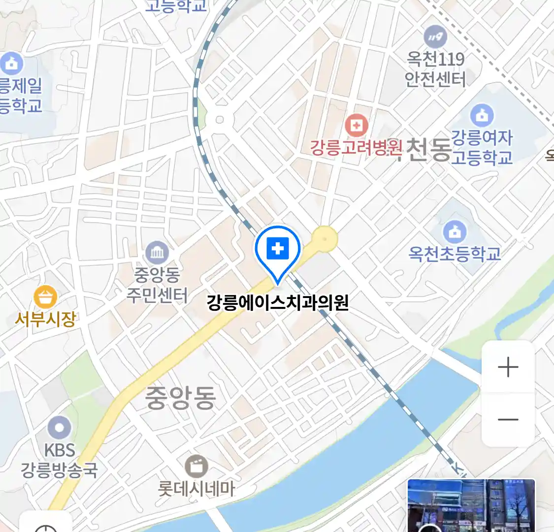 강릉에이스치과의원 위치