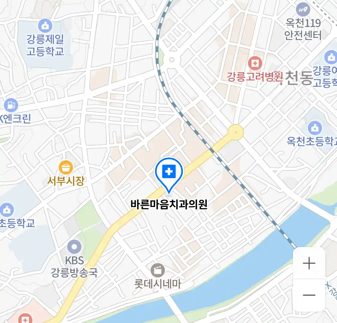 바른마음치과의원 지도