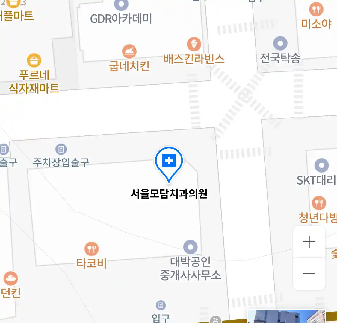 서울모담치과의원 위치