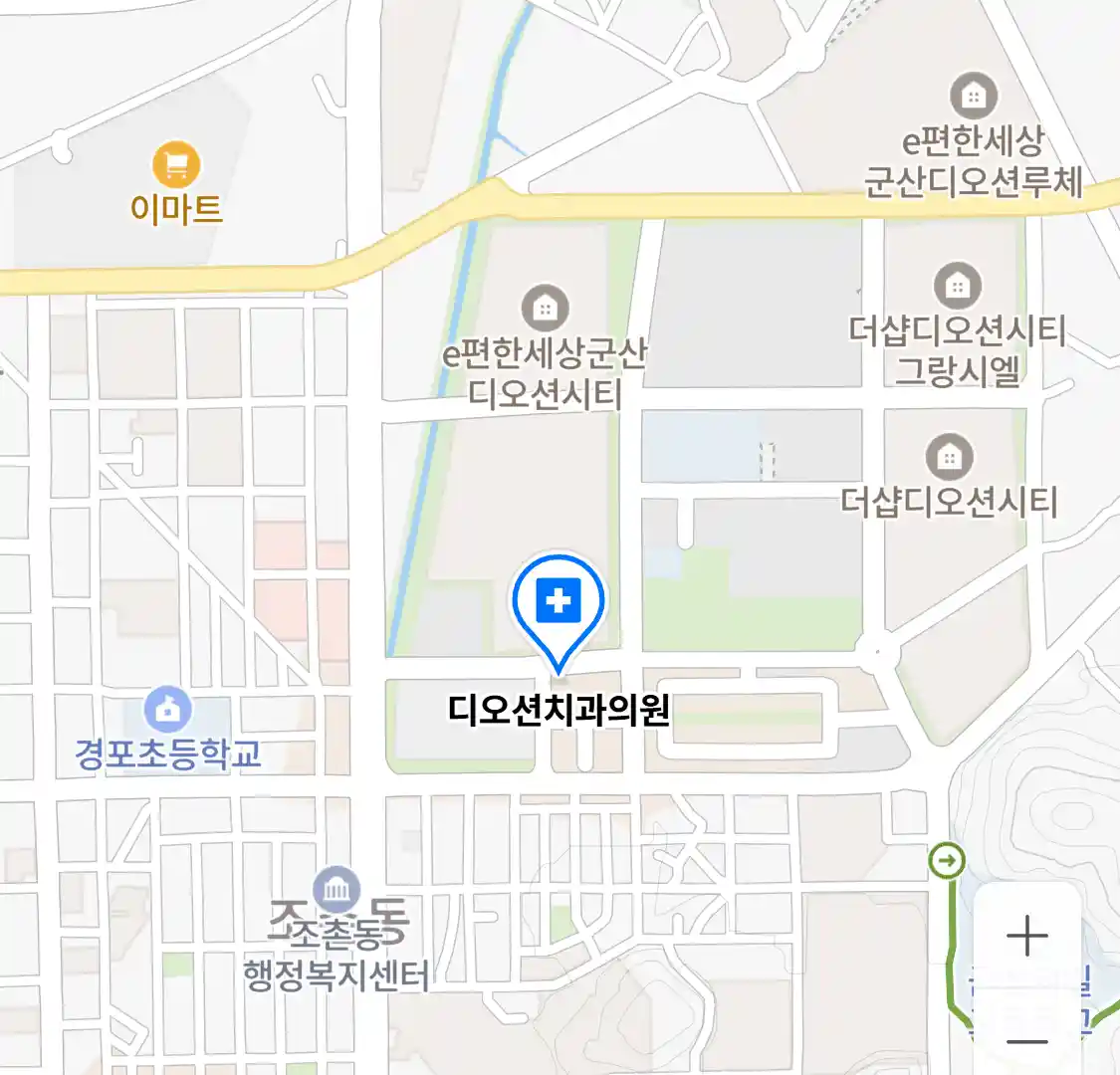 디오션치과의원 위치
