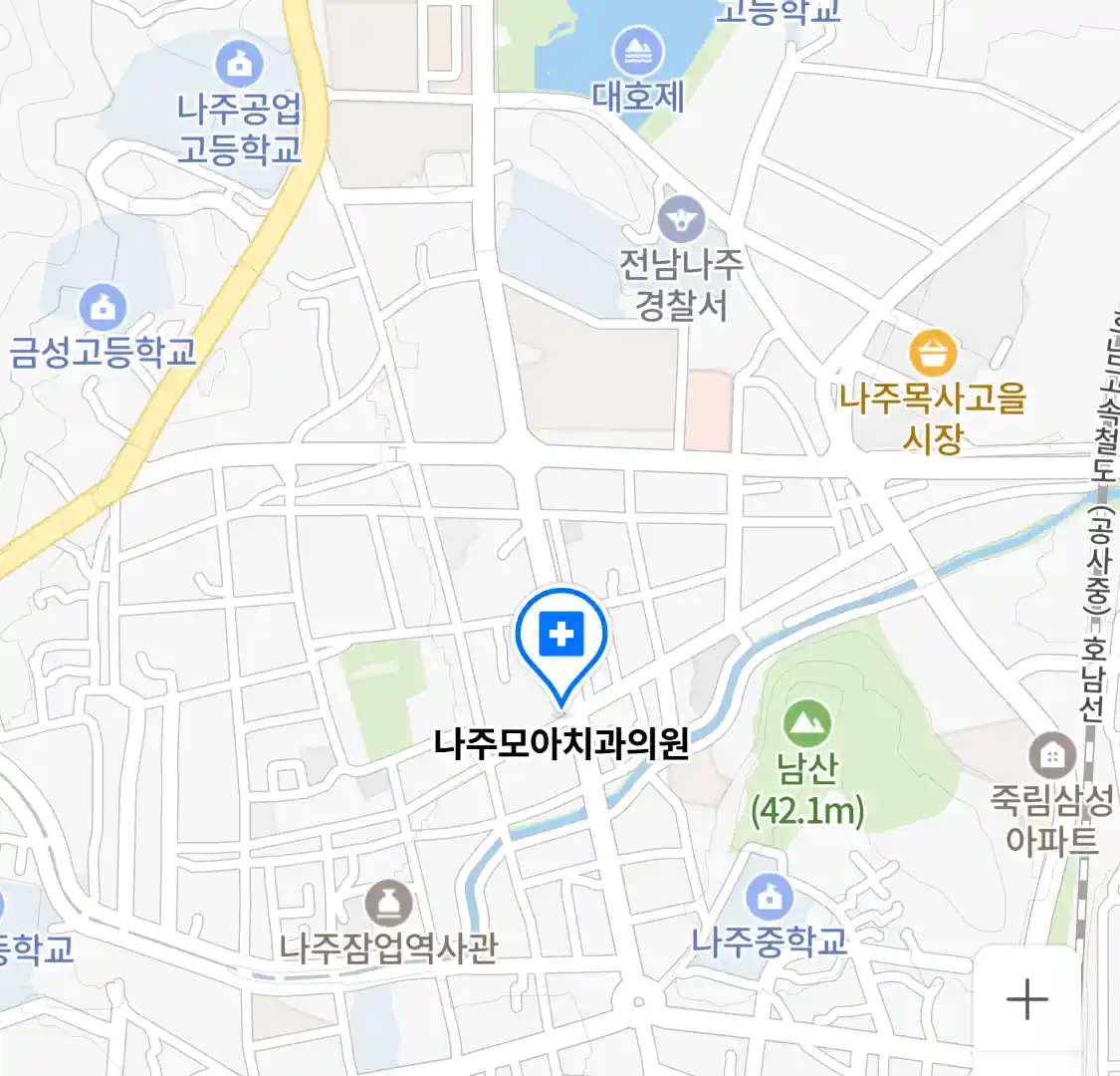 나주모아치과의원 위치