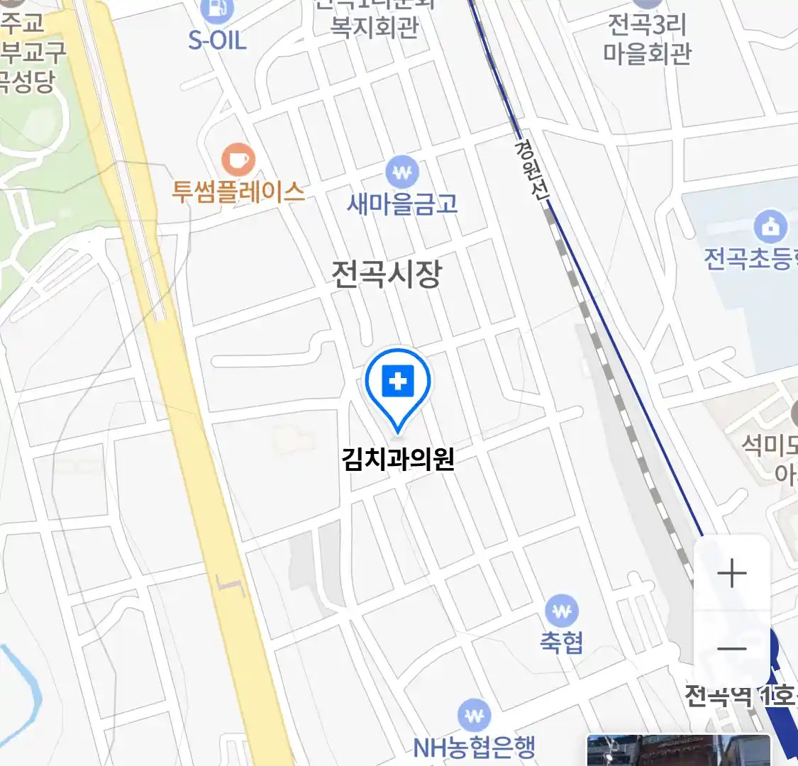 김치과의원 위치