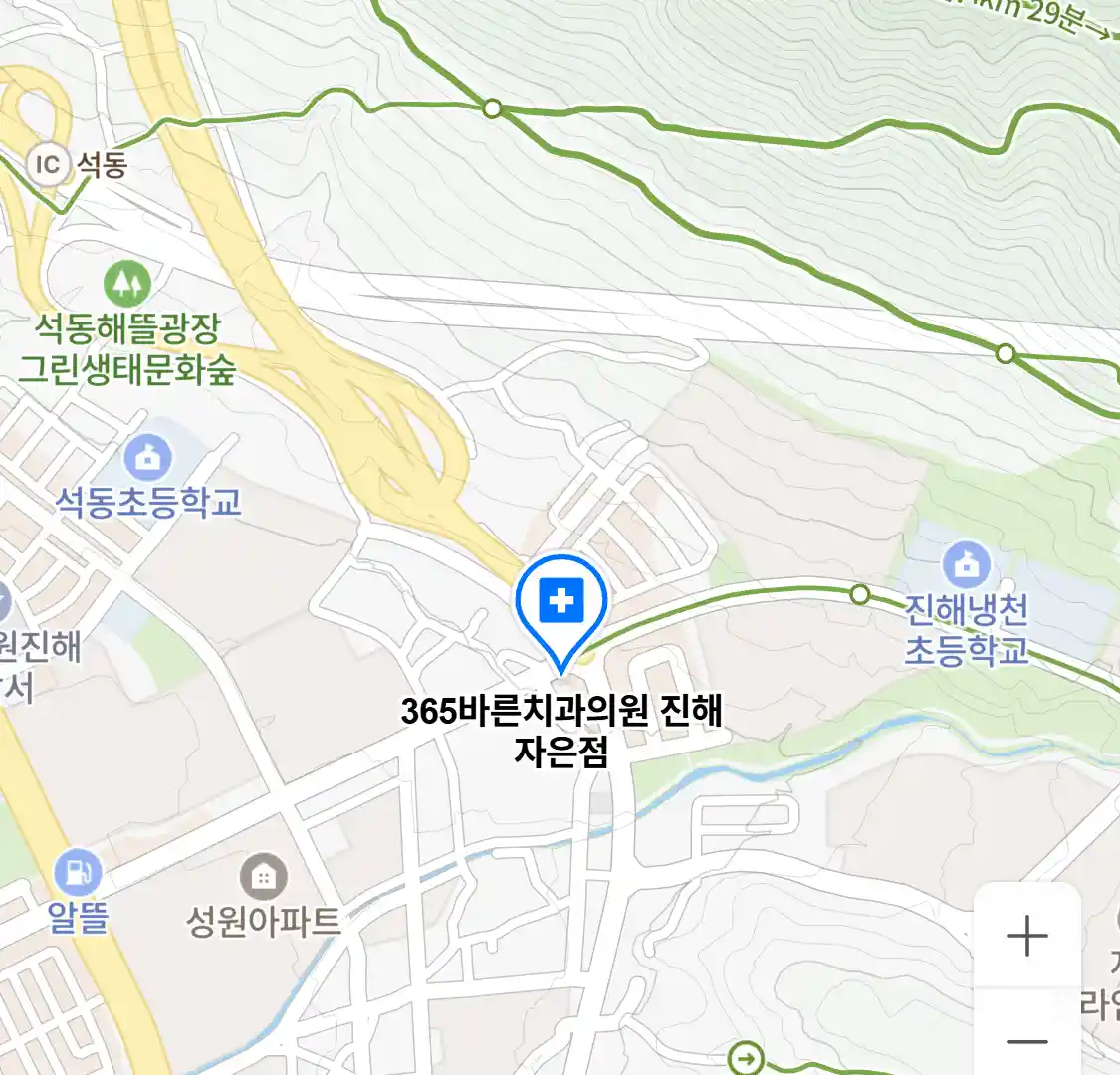 365바른치과의원 진해 자은점 위치