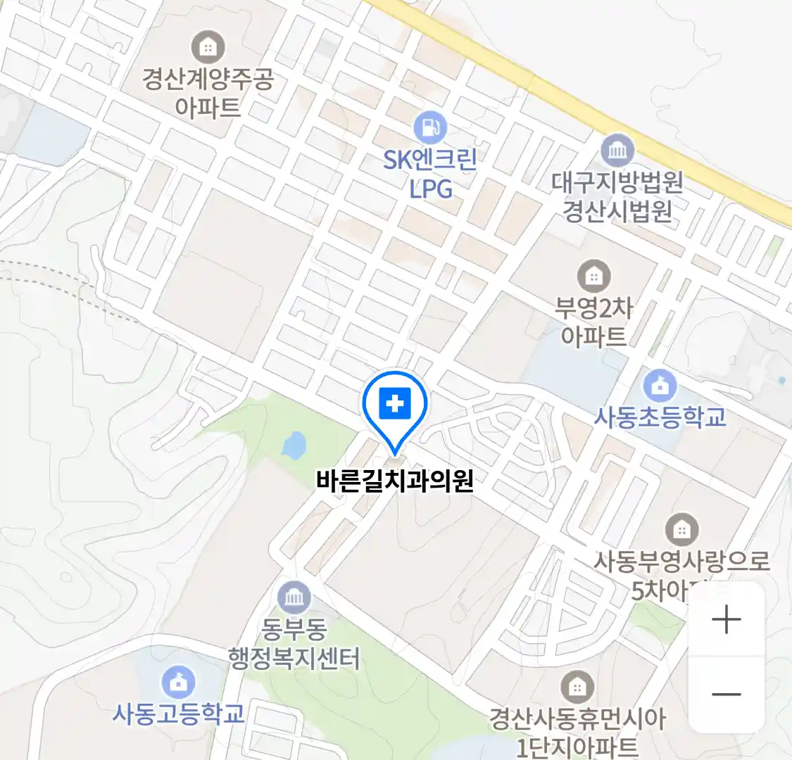 바른길치과의원 위치