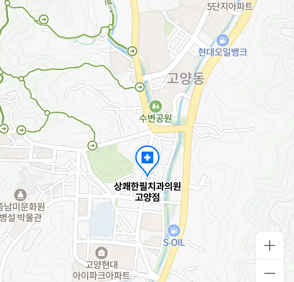 상쾌한필치과의원 고양점 위치