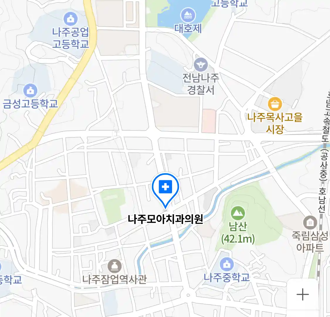 나주모아치과의원 위치