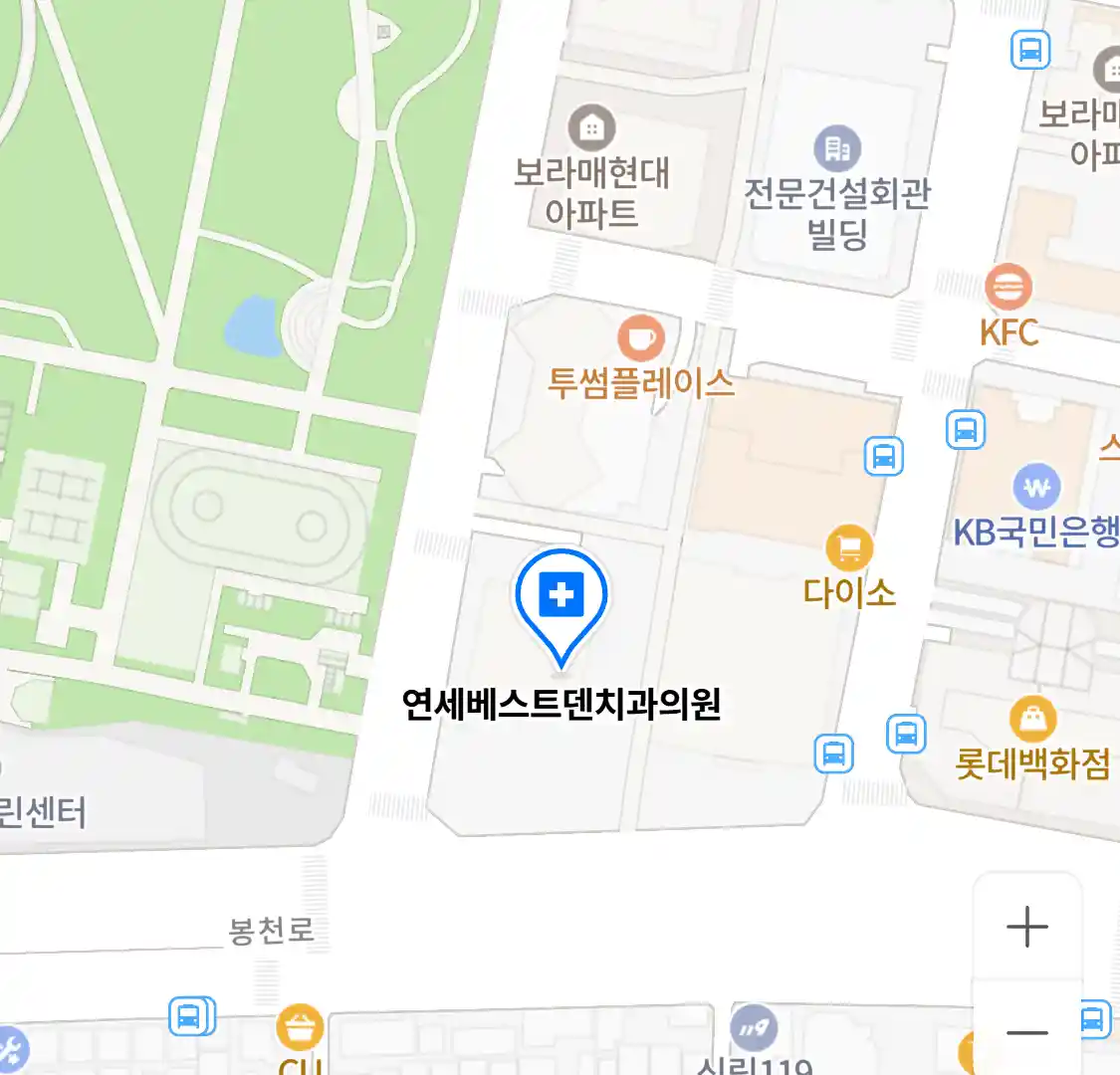 연세베스트덴치과의원 위치