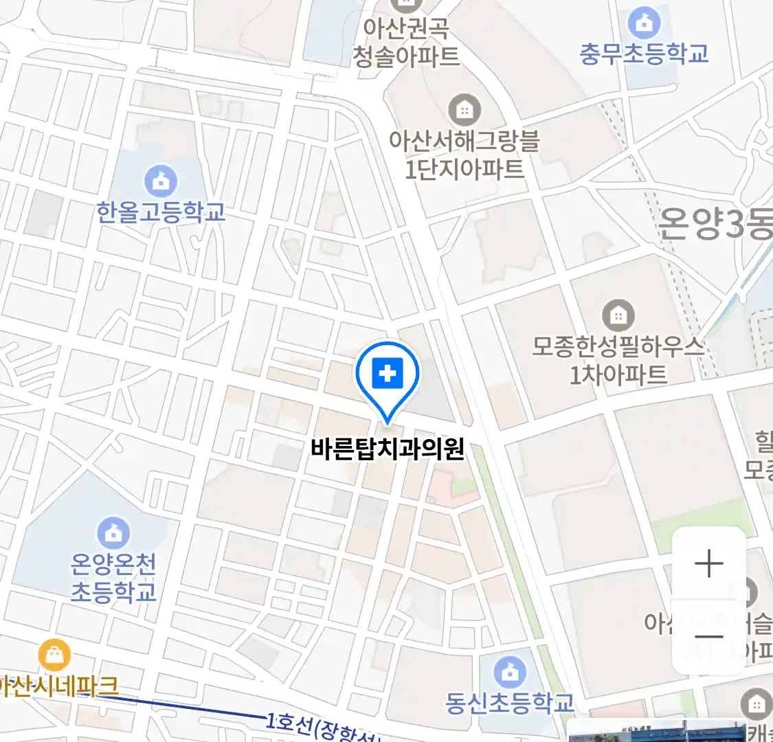 바른탑치과의원 위치