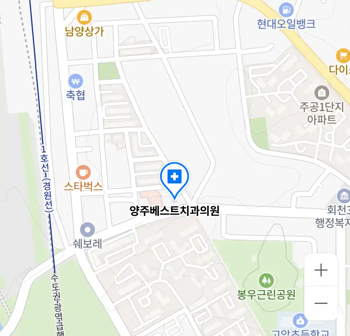 양주베스트치과의원 위치