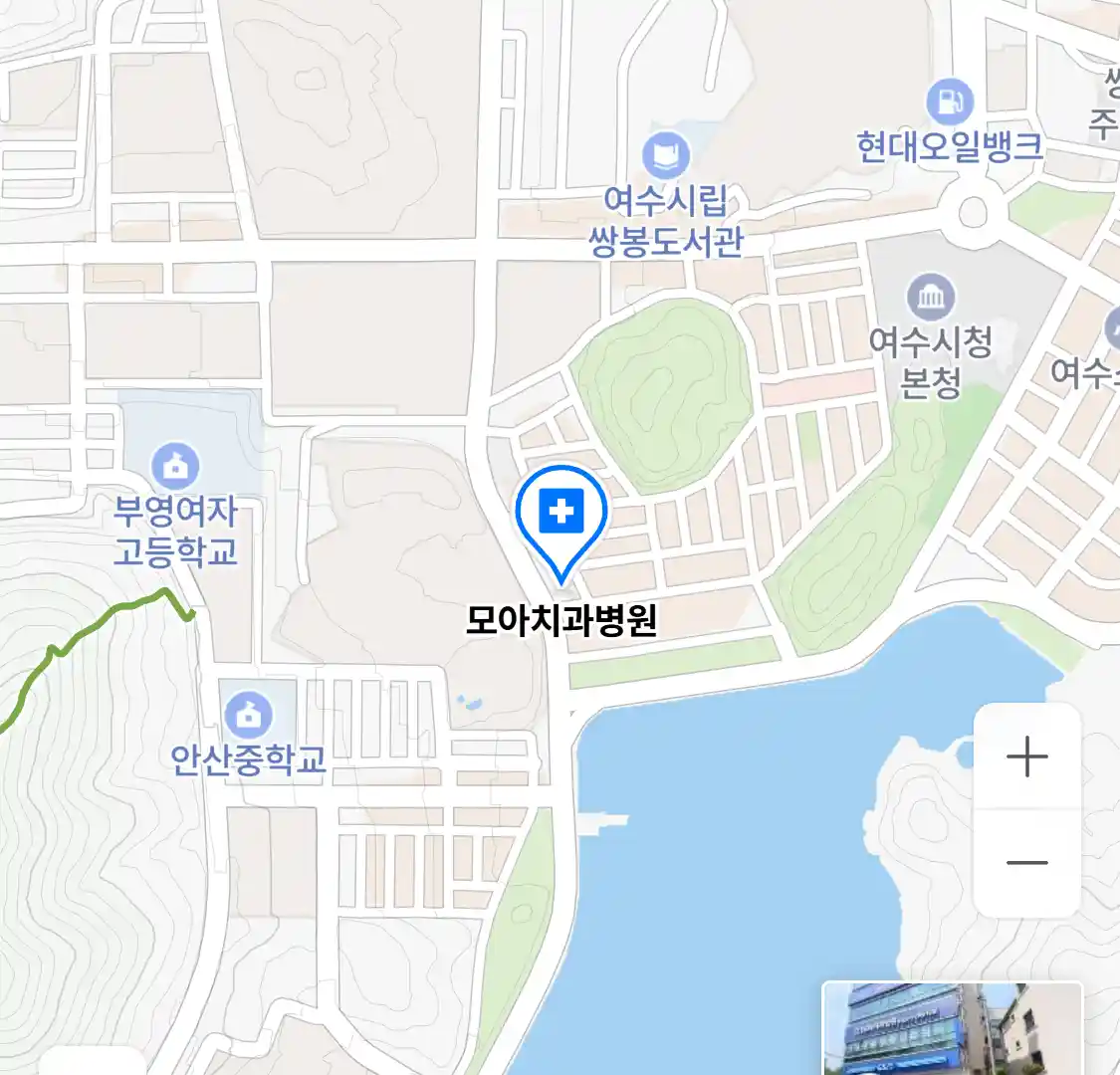 모아치과병원 위치