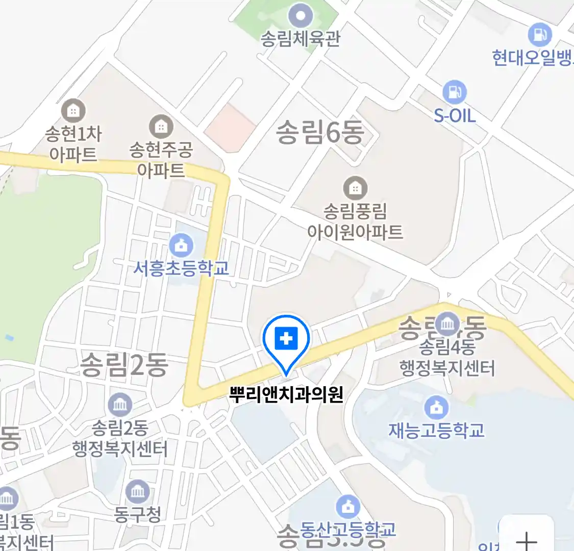 뿌리앤치과의원 위치