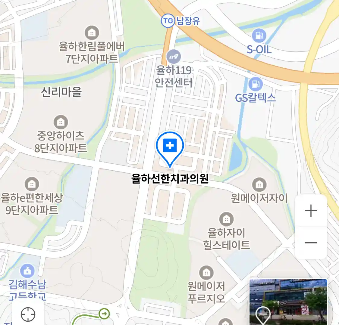 율하선한치과의원 위치