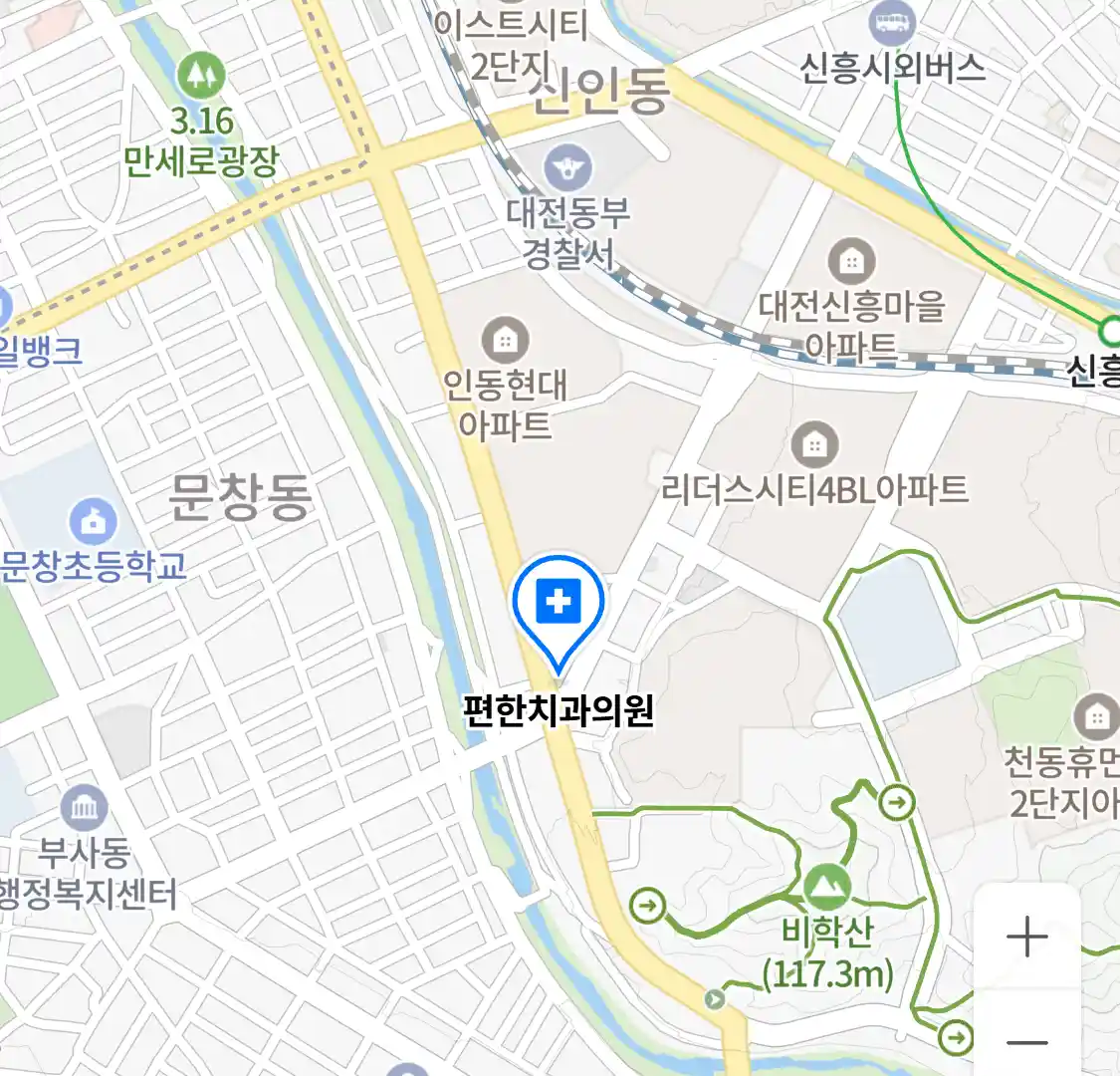 편한치과의원 위치
