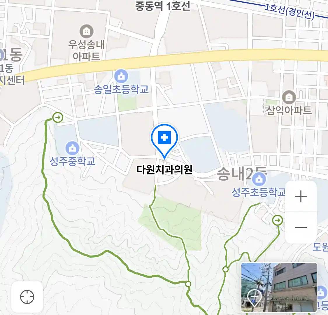 다원치과의원 위치